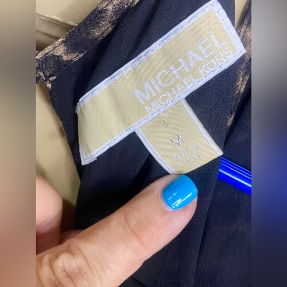 Michael Kors leopard blouse. Size M. - Picture 3 of 5